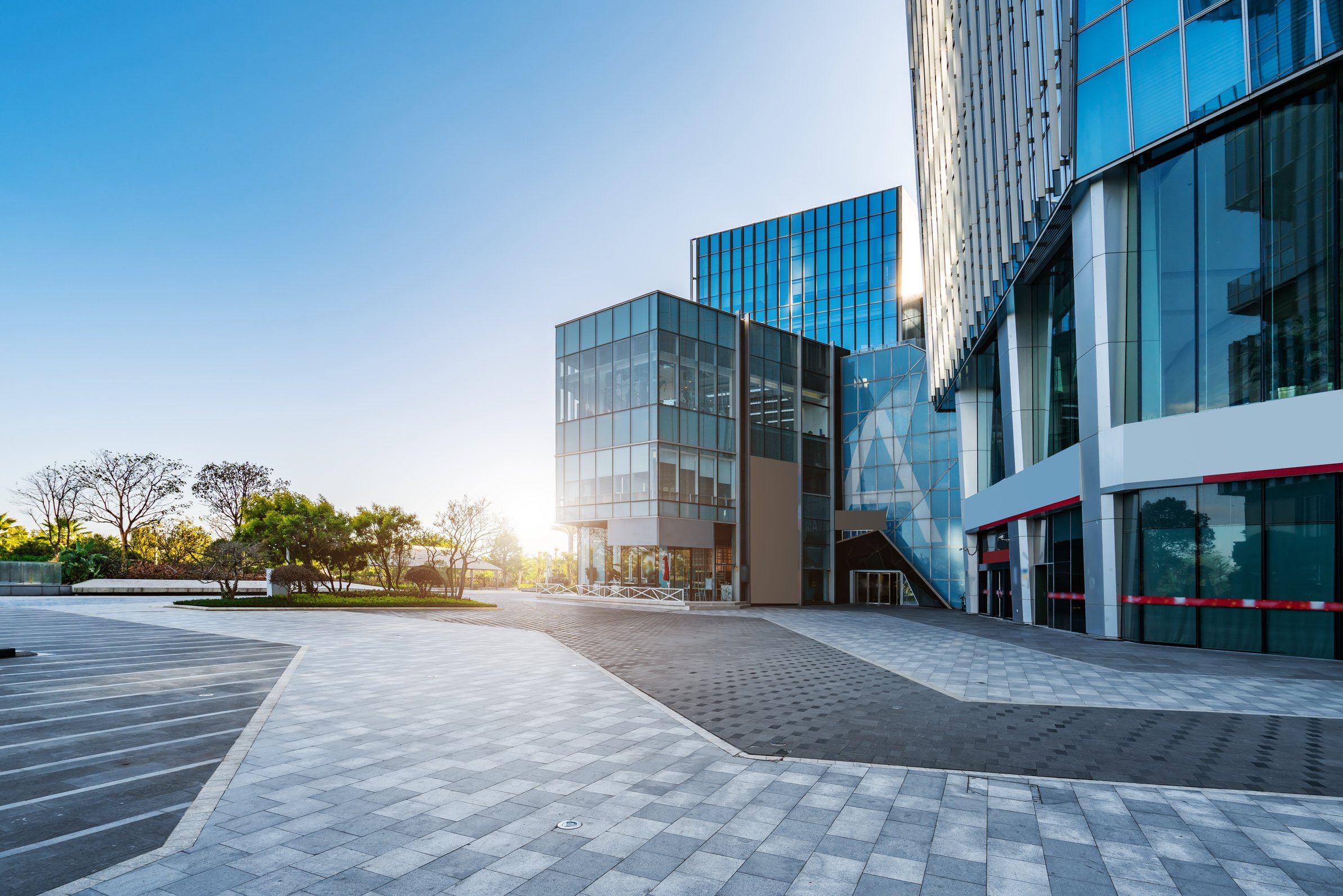 Business District Building Street office building